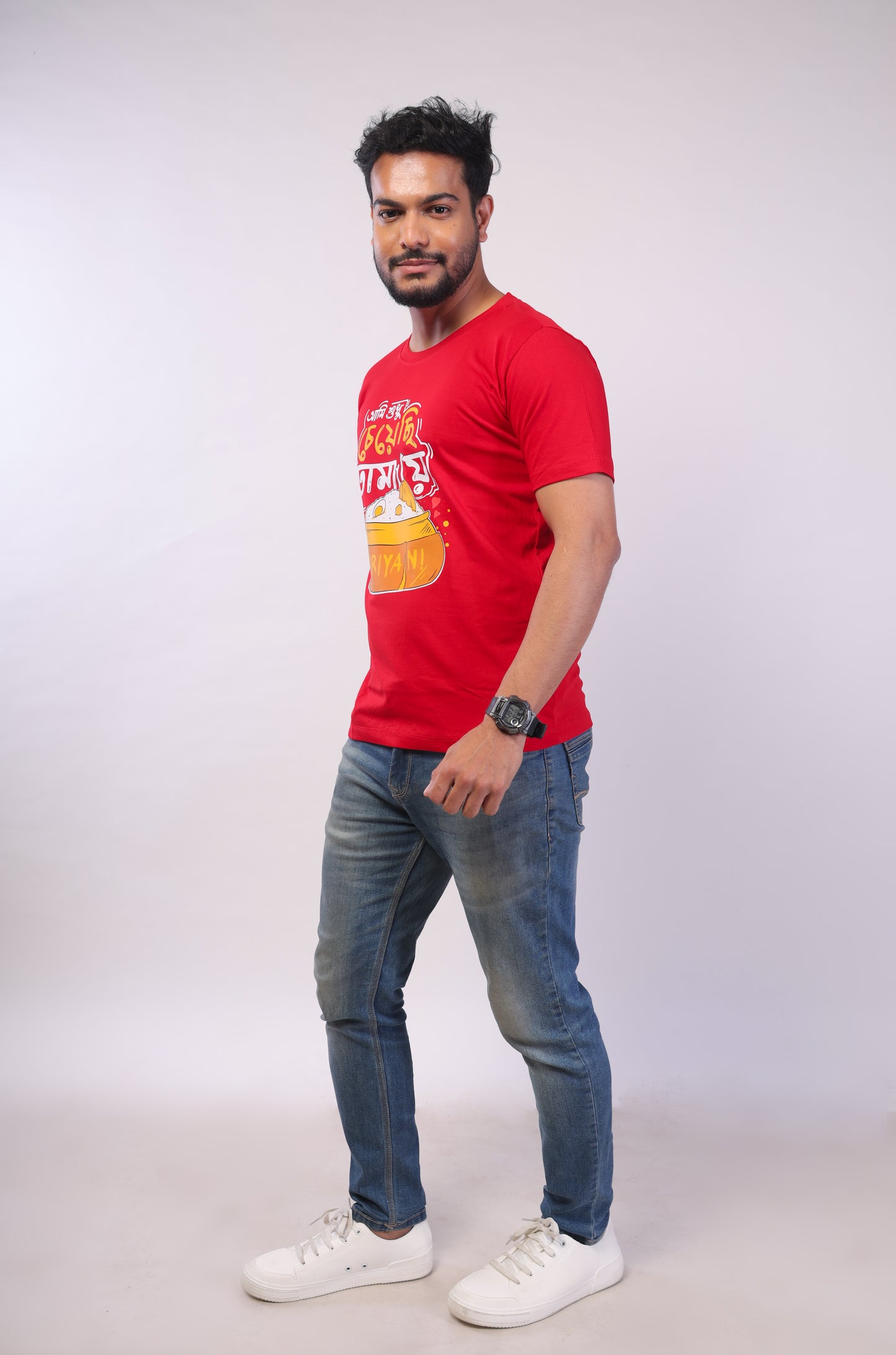 Ami Sudhu Cheychi Tomay( Biriyani ) Regular fit T-shirt