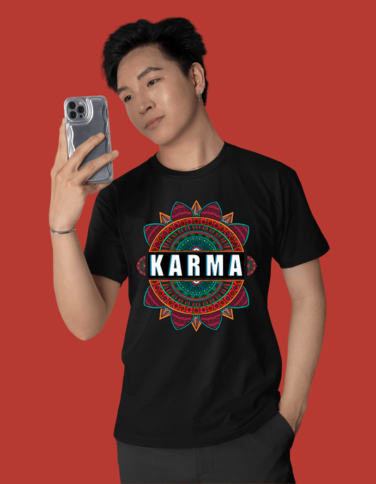 karma |Unisex T-shirt|Regular fit - Bong Vibe