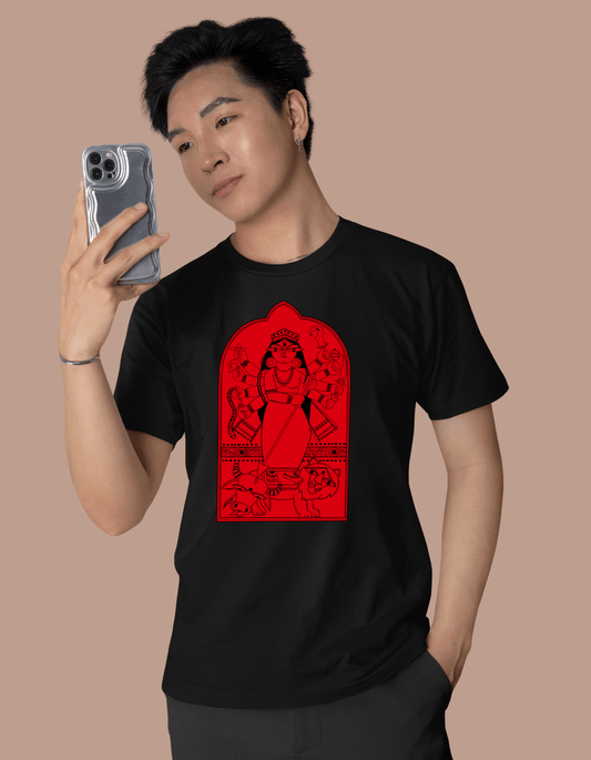Durga Thakur| Unisex T-shirt|Regular fit - Bong Vibe