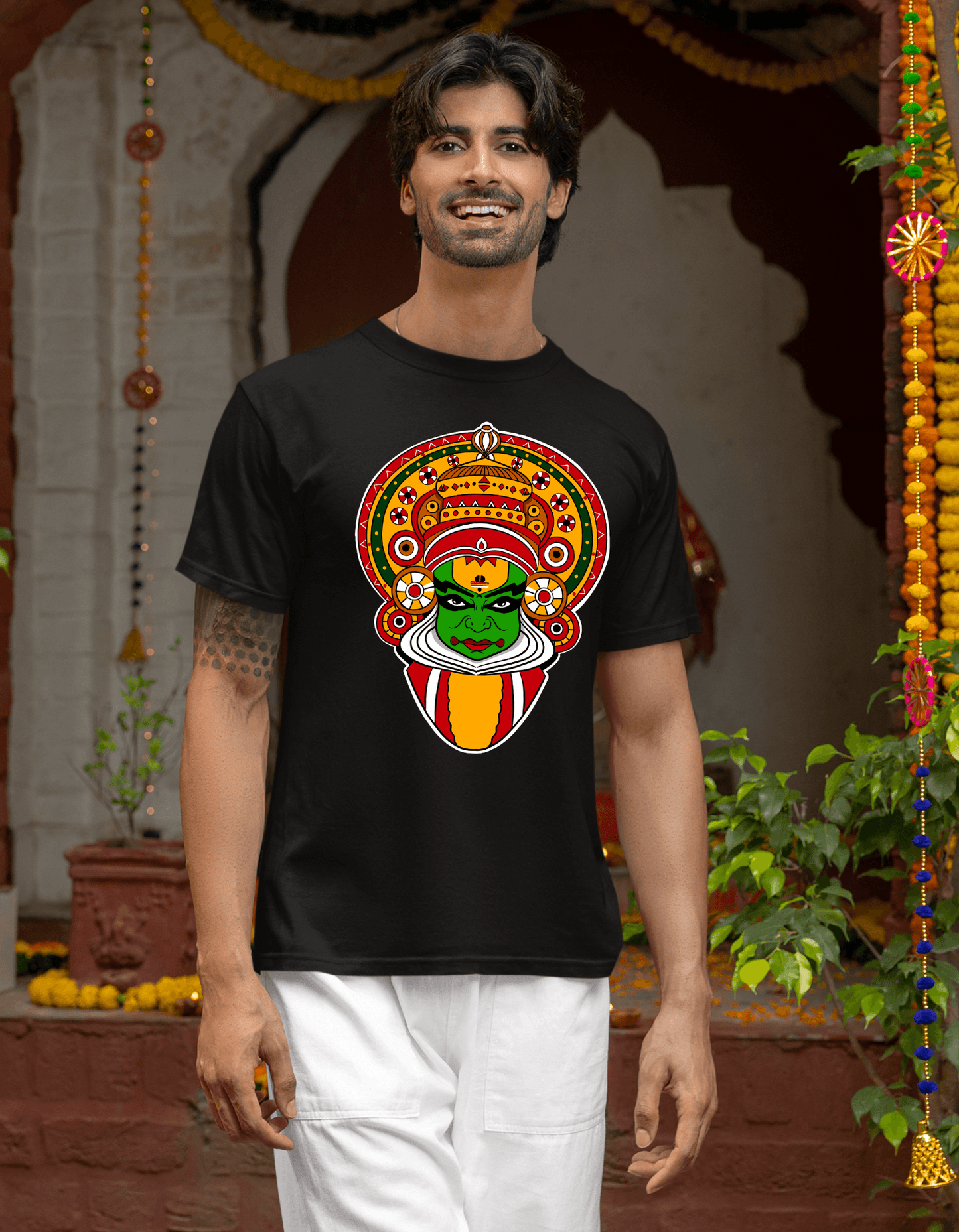 Kathakali Unisex Regular Fit T-shirt - Bong Vibe