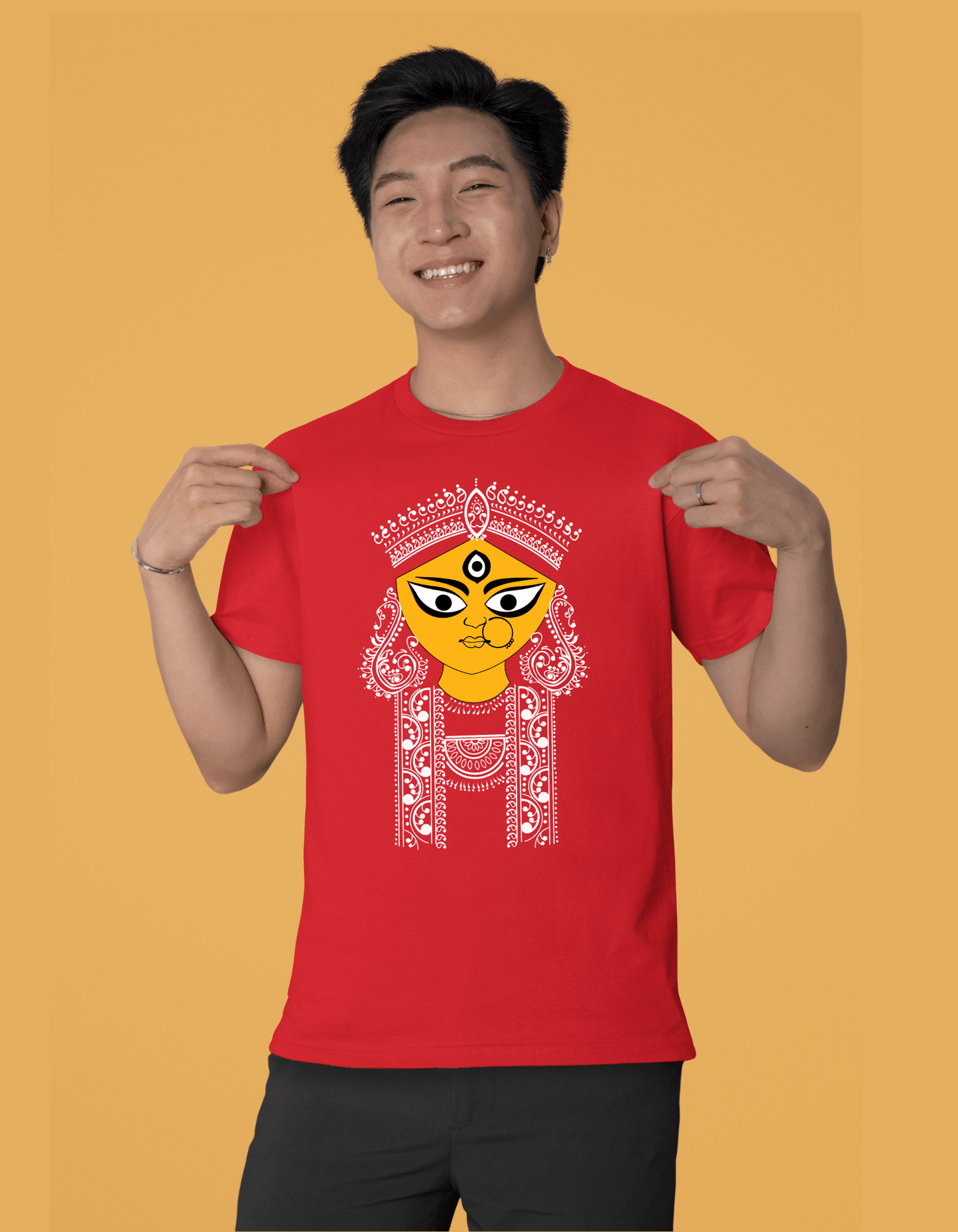 Durga Thakur 3| Unisex T-shirt| Regular fit - Bong Vibe