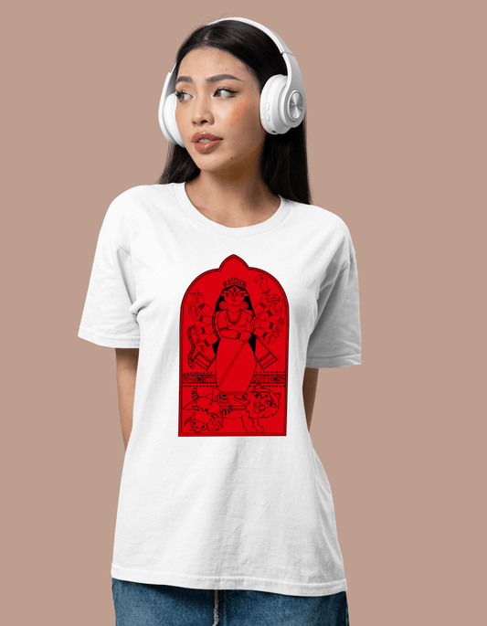 Durga Thakur| Unisex T-shirt|Regular fit - Bong Vibe