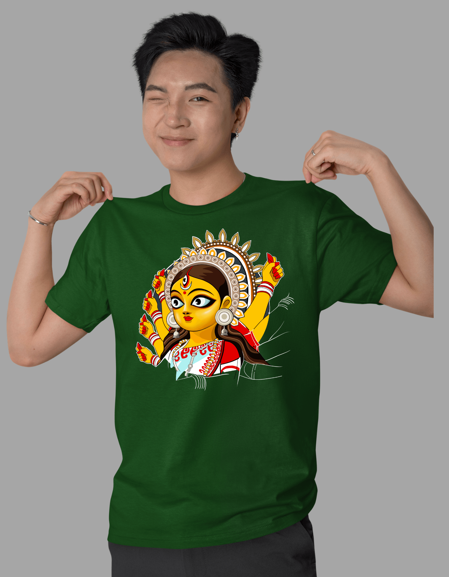 Durga Thakur 4 | Unisex T-shirt|Regular fit - Bong Vibe