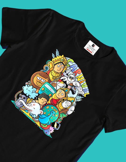 Doodle Durga Puja 2 | Unisex T-shirt| Regular fit - Bong Vibe