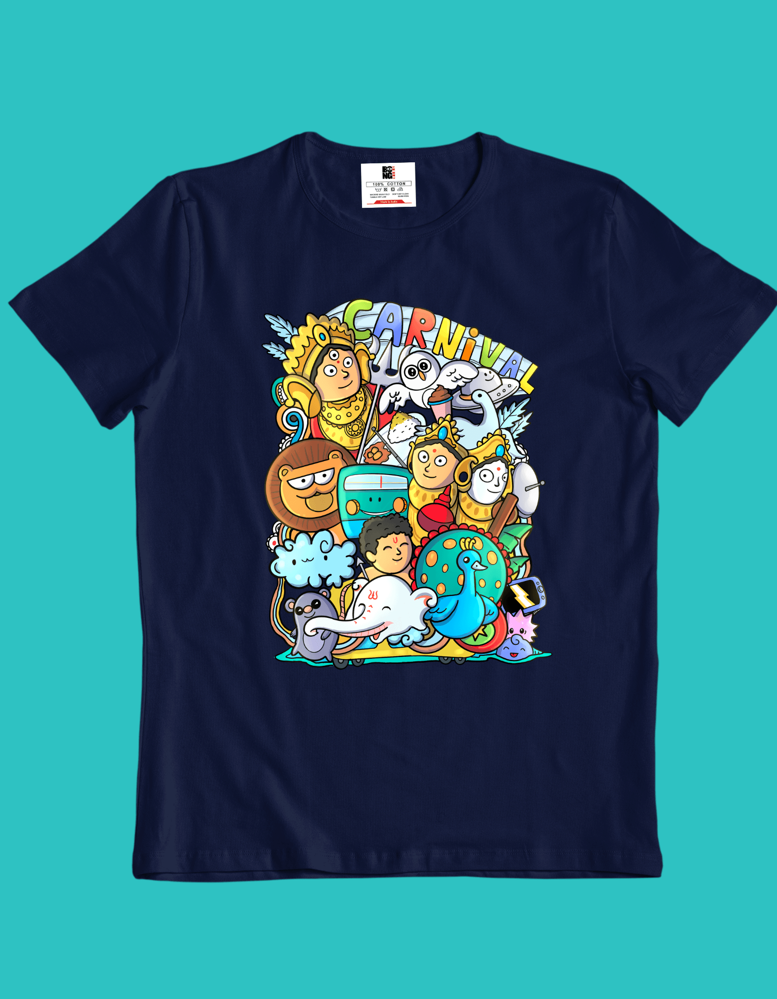 Doodle Durga Puja 2 | Unisex T-shirt| Regular fit - Bong Vibe