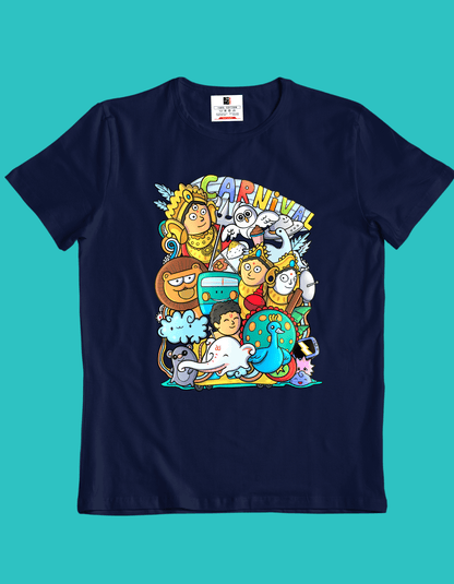 Doodle Durga Puja 2 | Unisex T-shirt| Regular fit - Bong Vibe