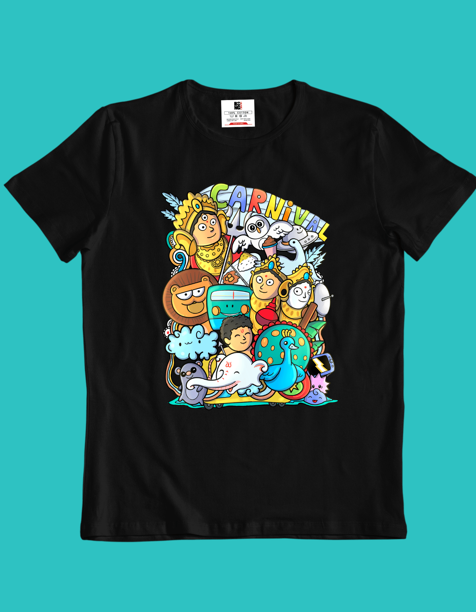 Doodle Durga Puja 2 | Unisex T-shirt| Regular fit - Bong Vibe