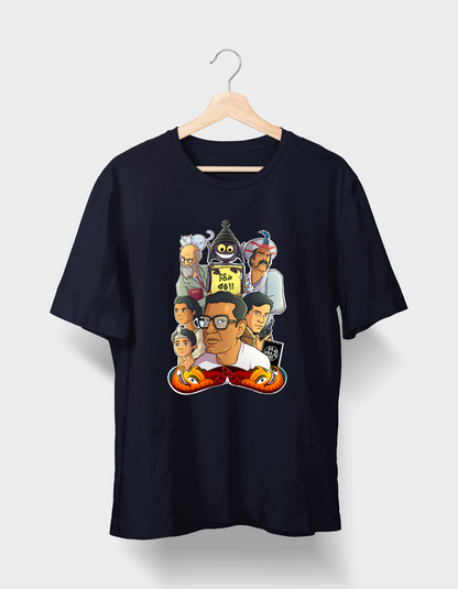 The world of Satyajit Ray |Unisex T-shirt| Regular fit