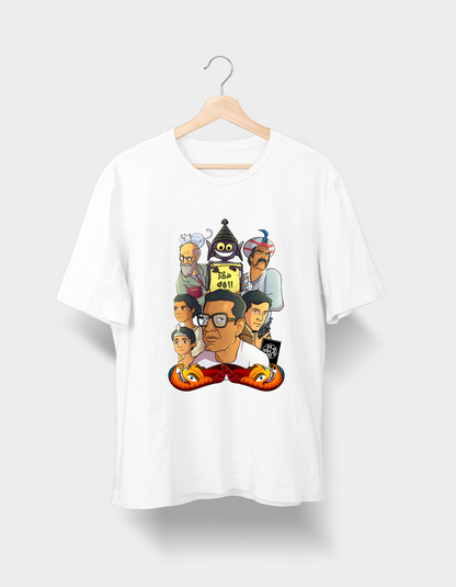 The world of Satyajit Ray |Unisex T-shirt| Regular fit