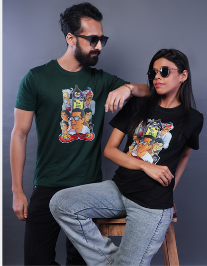 The world of Satyajit Ray |Unisex T-shirt| Regular fit