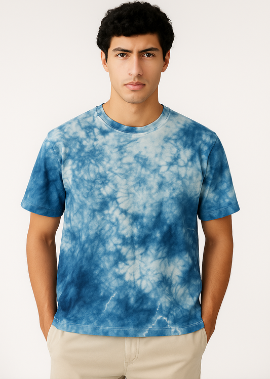 Indigo Chill |  blue tie-dye| Unisex  t-shirt