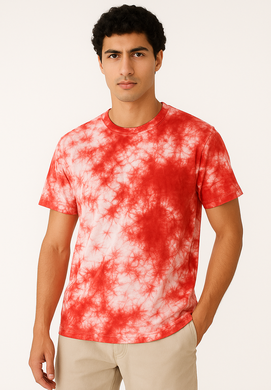 Strawberry Blaze |  Red  tie-dye| Unisex  t-shirt