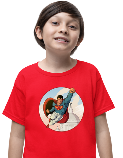 Super Man Kids T-Shirt | Bengali T-Shirt | Cotton T-Shirt